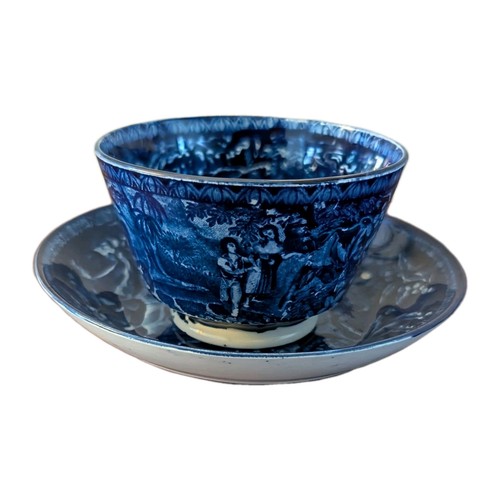 Antique 1820s dark - 1820s, blue