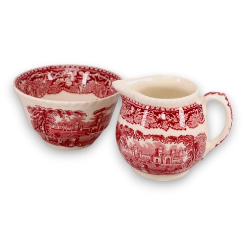 Mason vista red transferware - mason's,