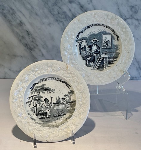 Staffordshire pair embossed - staffordshire,