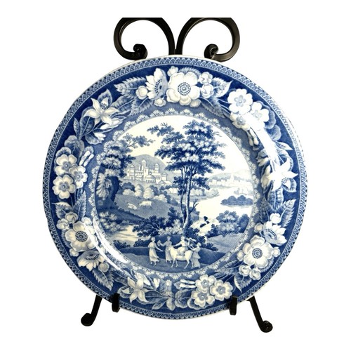 Antique staffordshire blue - antique,