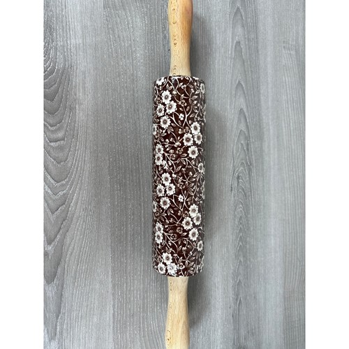 Vintage brown transferware - brown,