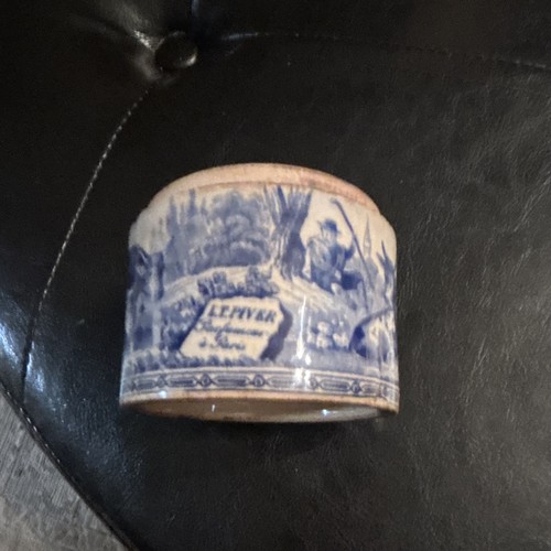 Blue transfer ware - blue,