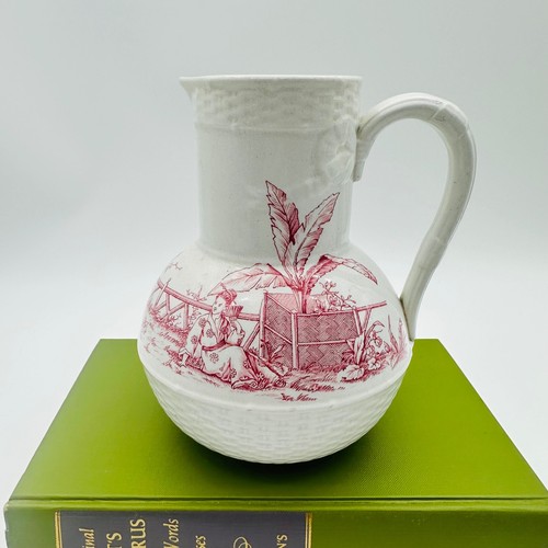 Unmarked ironstone red - unmarked,