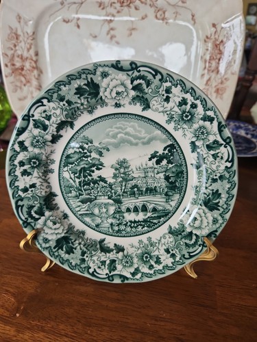 Green transferware legend - green,
